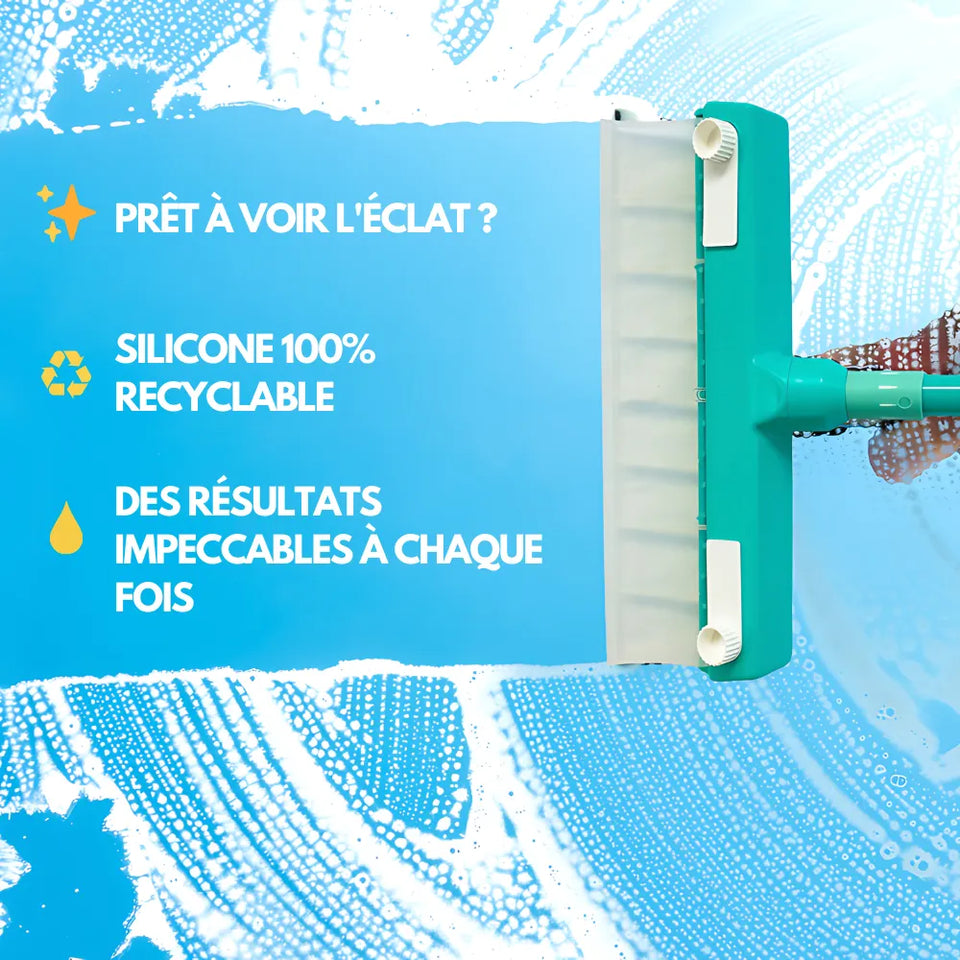 AquaBLADE™ – Kit Raclette à Vitres en Silicone Recyclable