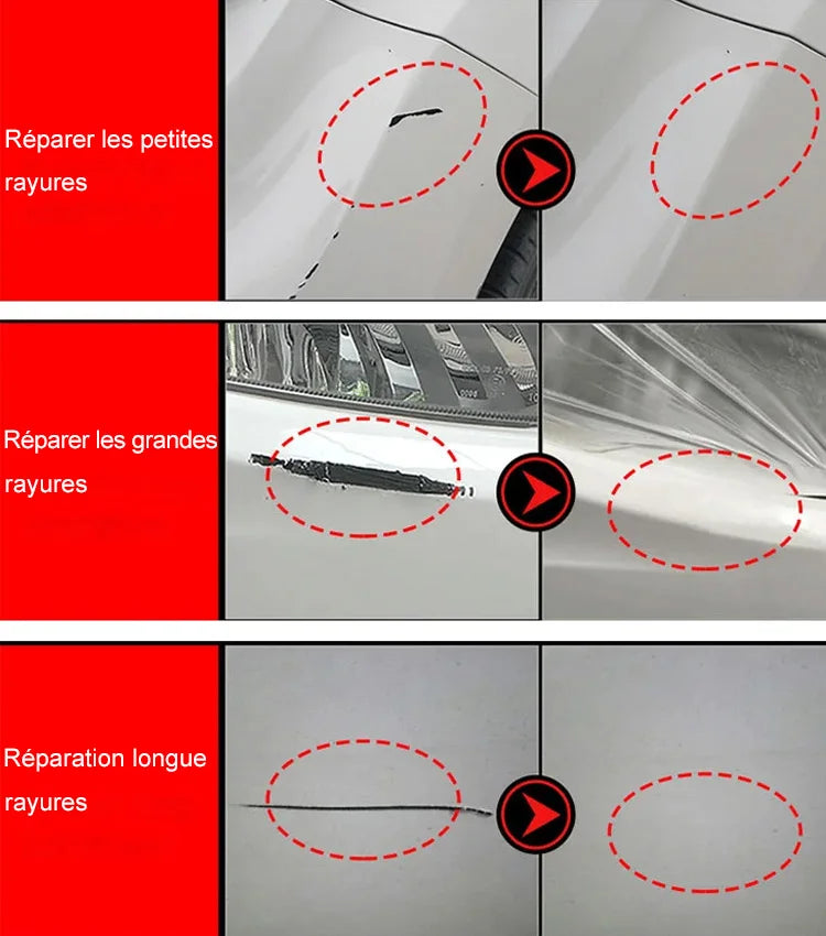 Cire de réparation des rayures de voiture | Togo