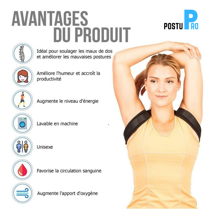 Correcteur de Posture POSTUPRO™