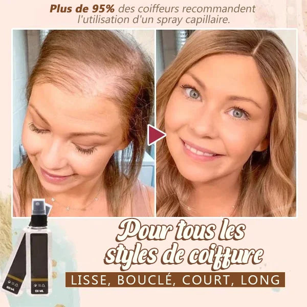 🔥 Spray épaississant pour cheveux aux protéines végétales naturelles